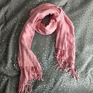 Pink scarf
